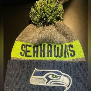 Seattle Seahawks Authentic New Era Beanie Retails for $45
